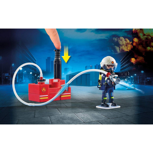 Playmobil Firefighters with Water Pump