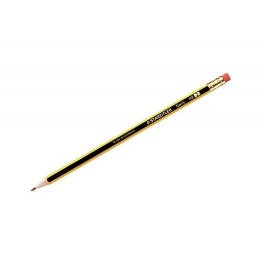 Staedtler Noris Pencil with Eraser Tip - HB (Pack of 12)