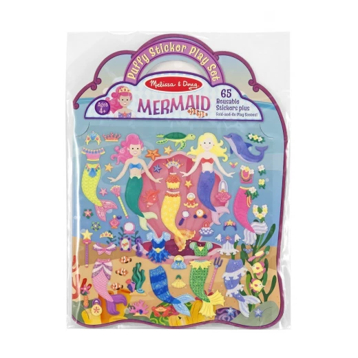 Melissa & Doug Princess Mermaid Reusable Puffy Sticker Playsets