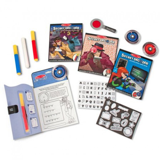 Melissa & Doug Secret Decoder Deluxe Activity Set