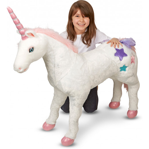 Melissa & Doug Unicorn Jumbo Stuffed Animal