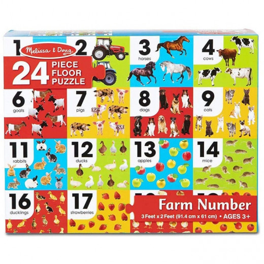 Melissa & Doug Number Train Floor Puzzle