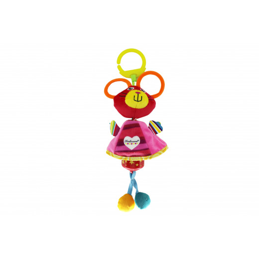 Ferdinand Wind Chime Clip on Toy for Stroller Crib Playmate, Mouse