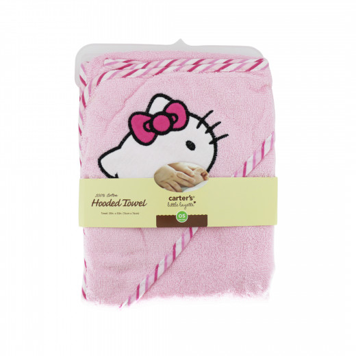 Hooded Towel, Pink Color, Assorted