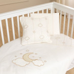 Funna Baby Bed Set 8pcs Luna Elegant - 60x120 cm - Gold