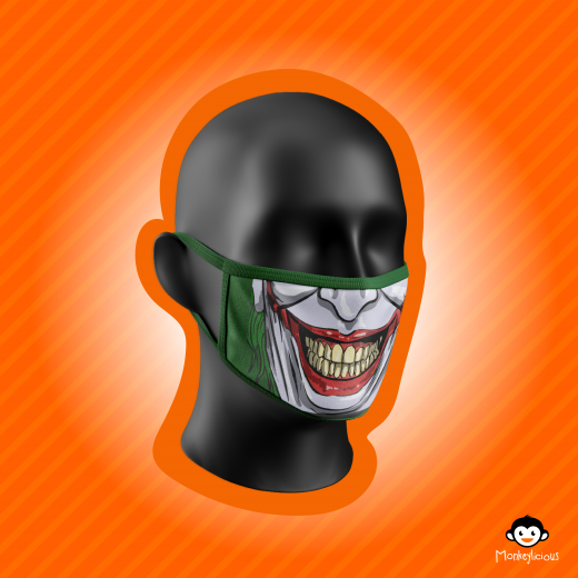 Monkeylicious Children's Face Mask, Joker