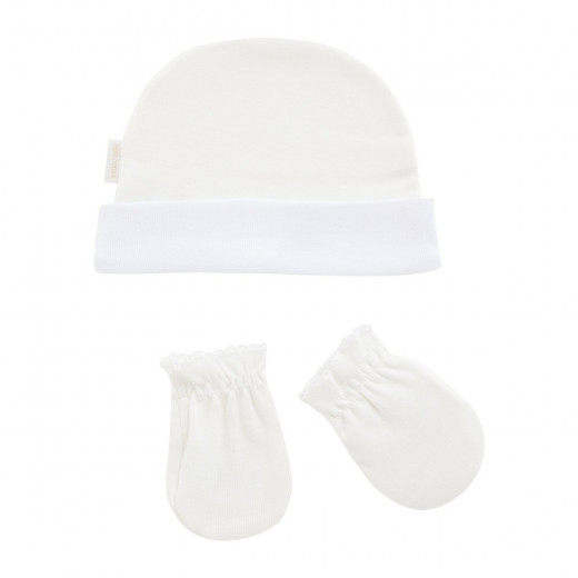 Cambrass - Cap and Mittens Liso Beige