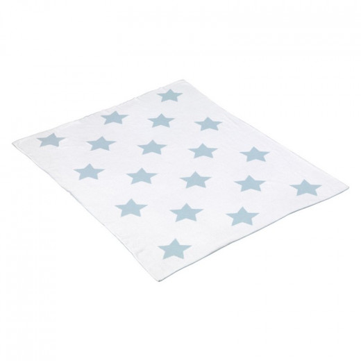 بطانية قطن للأطفال 80 × 100 × 1 سم لون ازرق من كامبرس