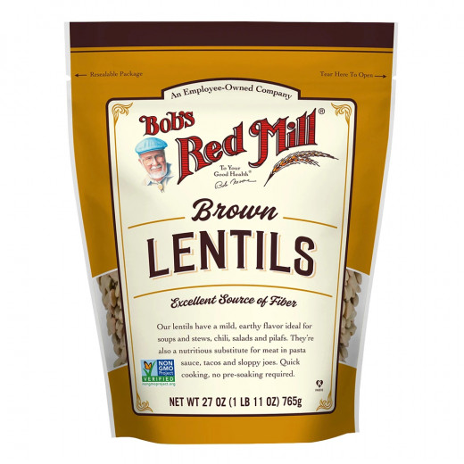 Bob's Red Mill - Brown Lentils Beans / New 765g