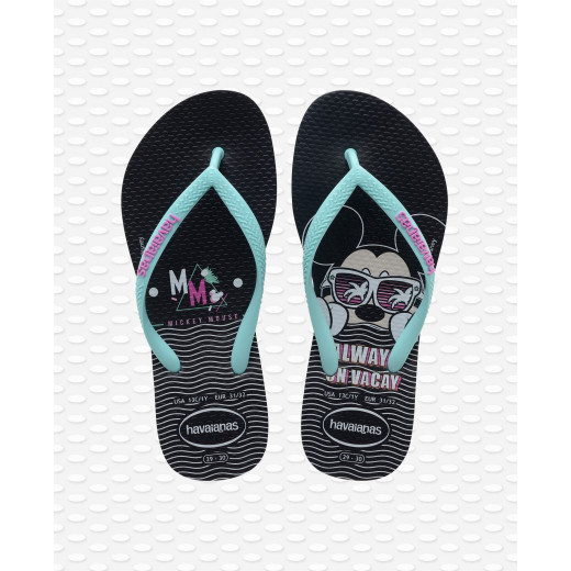 Havaianas Flip Flops - Kids Disney Cool - Black Size 27-28