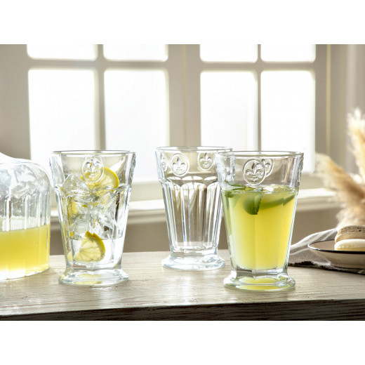 Madame Coco Florentine 4-Piece Beverage Glass Set 260 ml