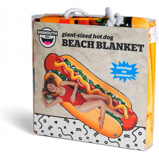 BigMouth Gigantic Hotdog Beach Blanket