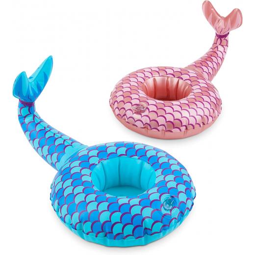 BigMouth Inc Mermaid Tails Beverage Boats (2-Pack)