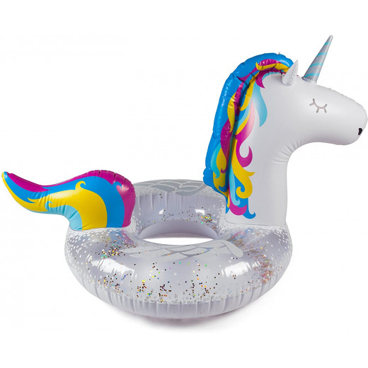 BigMouth Giant Sparkling Unicorn Pool Float