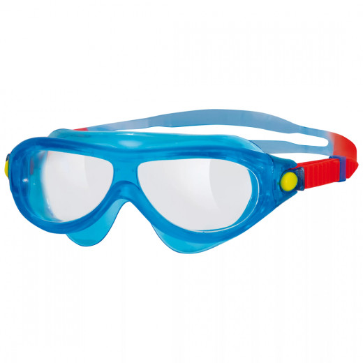 نظارات سباحة باللون الأزرق مع واقي من زوغز