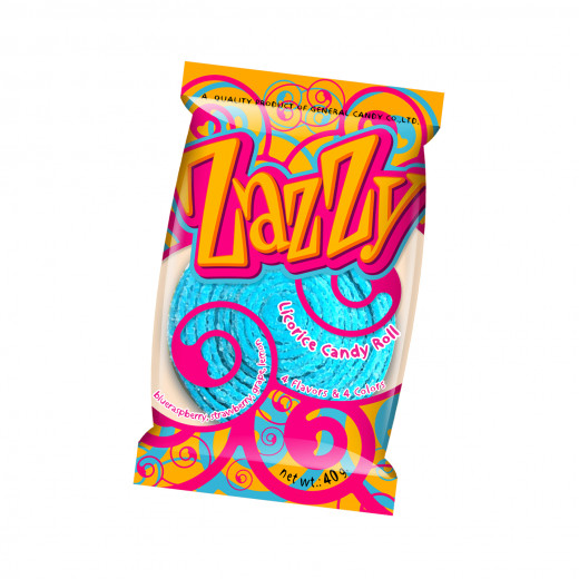 Zazzy 4 Flavors Candy, 40g