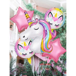 7pcs Unicorn Balloon Set