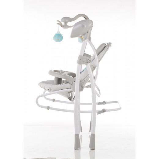 Pupa Zigzag 2-In-1 Electric Baby Swing - Gray
