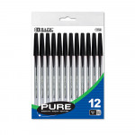 Bazic Nova Black Color Stick Pen (12 / Pack)