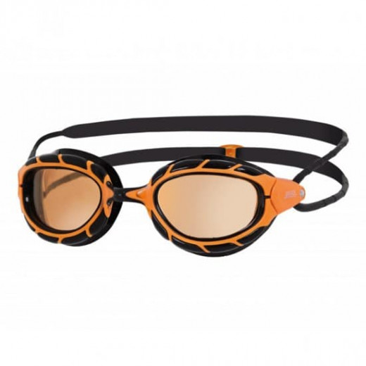 نظارات سباحة أسود \ برتقالي
