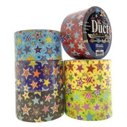 Bazic 1.88" X 5 Yards Star Series Duct Tape1 pk Assorted