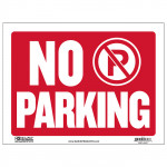 Bazic No Parking Sign