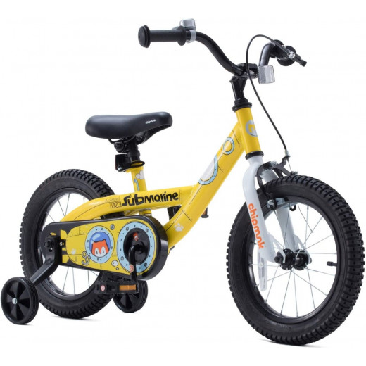 دراجة تشيبمنك إكسبلورر من رويال بيبي, 16",أصفر