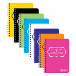 Bazic Poly Cover Spiral Book,150 Sheet