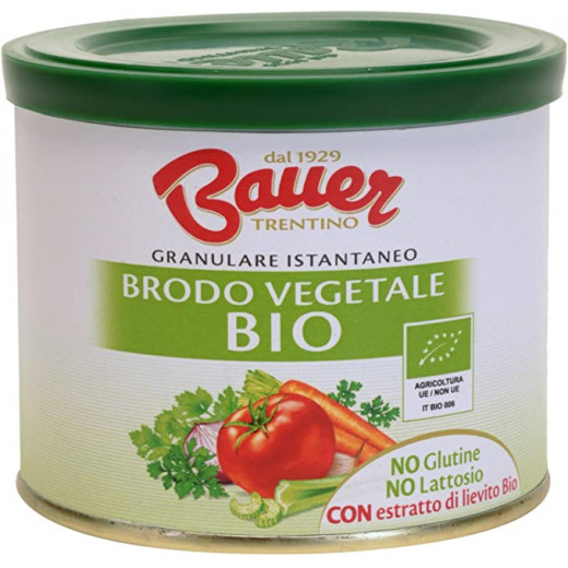 Bauer Instant Gluten Free Organic Vegetable Broth 120g