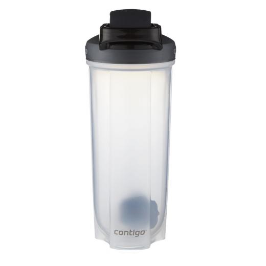 Contigo Shake & Go Fit Protien Shaker With Compartment 650 ml, Black