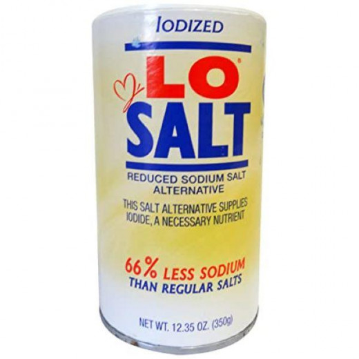 Lo Salt Iodised 66% Less Sodium / Arabic 350g
