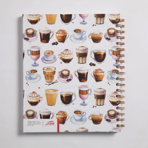 Mofkera Wire Coffee Notebook Hardcover A5 Size