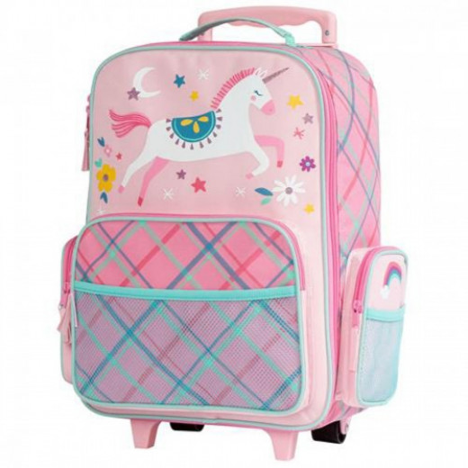 Stephen Joseph Rolling Backpack Pink Unicorn