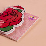 Mofkera Trendy Wire Notebook Rose 15 x 18 CM