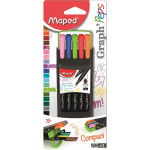 Maped 10-Piece Graph'Peps Fineliner Pen Multicolour