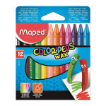 Maped Color' Peps Wax Crayons 12 Pcs