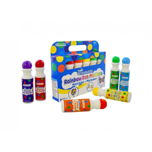 Bazic Stamp Markers Scatola, 6 Pieces