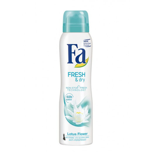 Fa Deo Spray 150ml Fresh & Dry Lotus