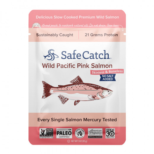 Safe Catch Wild Pacific Pink Salmon -no Salt Added-(85g)