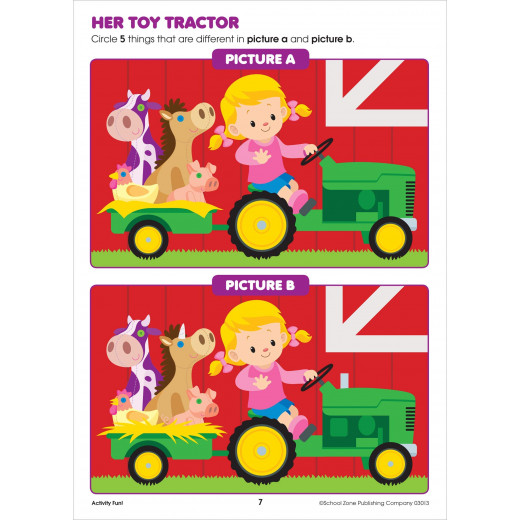 School Zone Book:Activity Fun! Write & Reuse Workbook