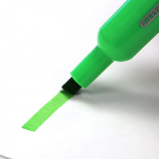 10 أقلام تحديد ألوان قابلة للغسل من بازيك