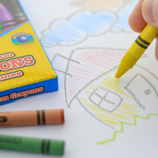 Bazic 24Color Premium Quality Crayons