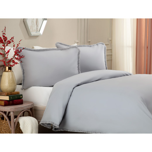 Madame COCO Sona Single Size Duvet Cover Set, Grey