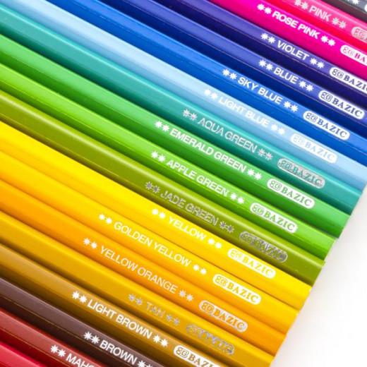 Bazic 24 Color Pencil