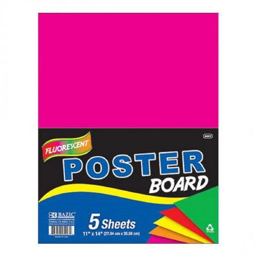 Bazic White Poster Board, 1 Sheet