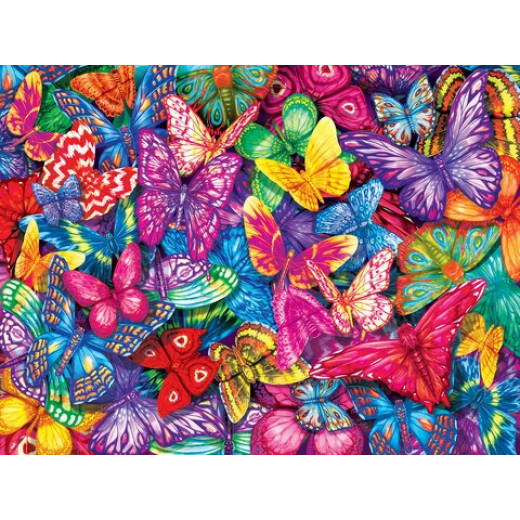 Kodak 350 Pieces Puzzle, Colorful Butterflies Puzzle