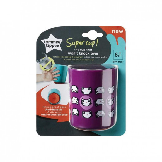 Tommee Tippee Cup That Does Not Fall 6+ Months, Purple Color 190 Ml