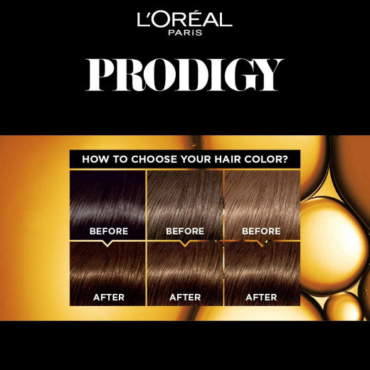 L'Oréal Paris Prodigy Permanent No Ammonia Hair Color , Number 6.0