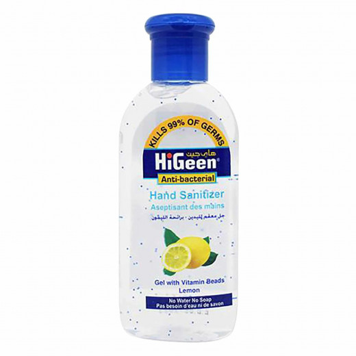 HiGeen Antibacterial Hand Sanitizer Gel Lemon 110 ml