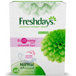 Freshdays Normal Pantyliners, 48 pcs